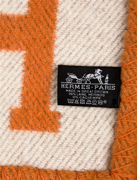 hermes throws ebay|authentic hermes blanket.